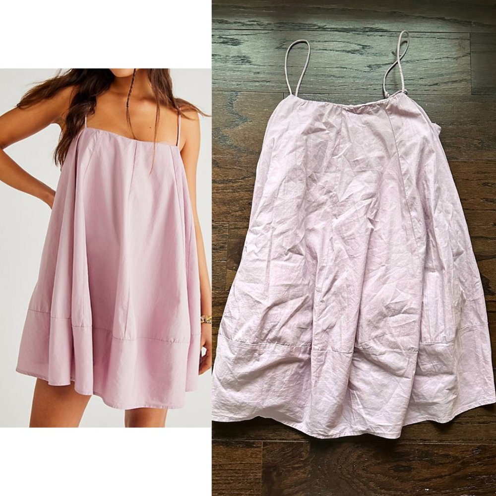 Free People Struttin' Mini Dress in Lavender Love